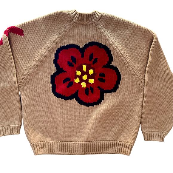 KENZO: Men's Wool Intarsia Knit Sweater - Size XS - Picture 5 of 9